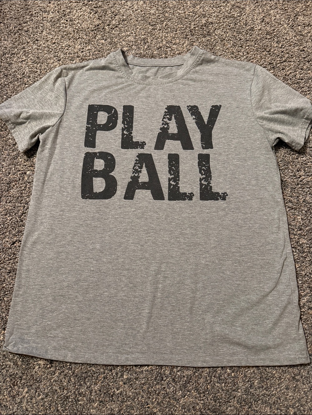 Play Ball Short Sleeve Tee - Gray